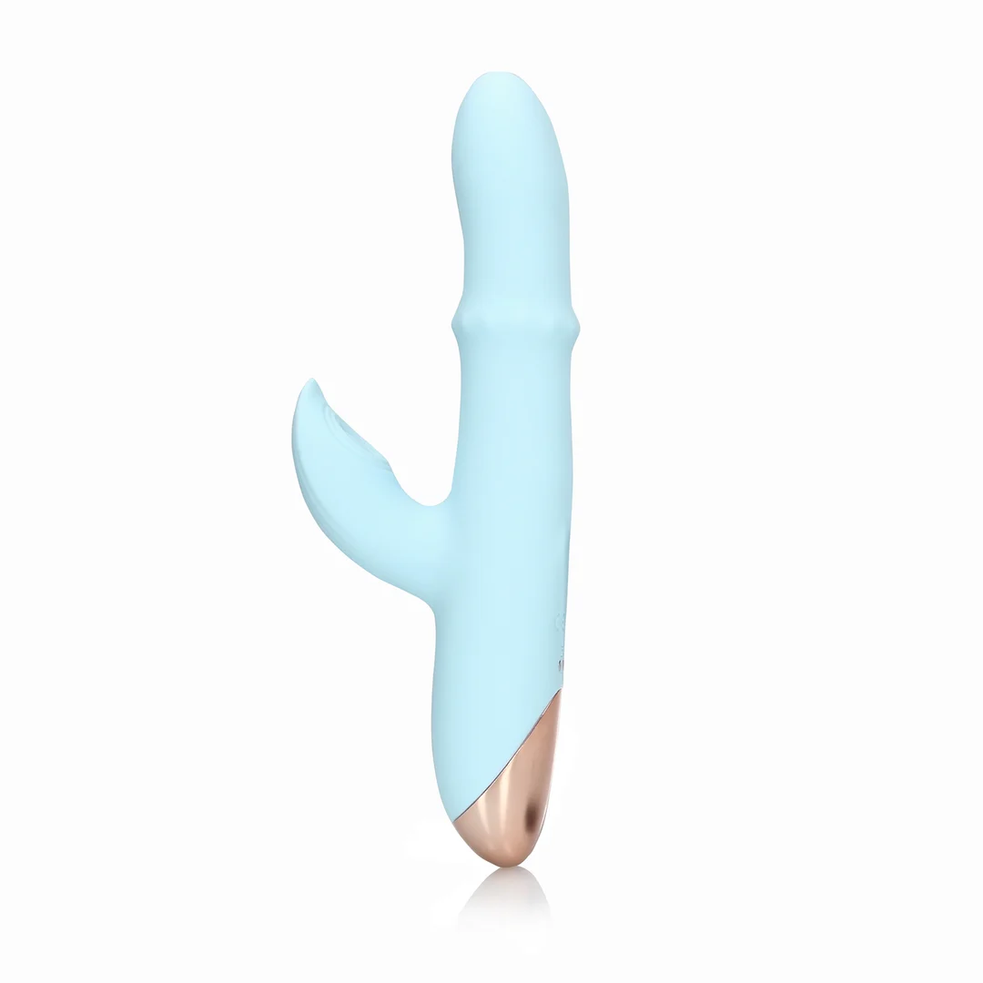 Wibrator pierścieniowy Loveline Pulse Wave Arctic Blue - obrazek 5