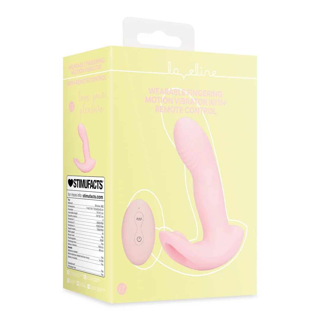 Loveline Cherry Chiffon vinger vibrator