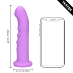 wibrator do punktu G z funkcją obrotu do precyzyjnej stymulacji, lawendowy, Loveline by Shots - obrazek 4