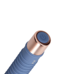 Prążkowany mini wibrator Blue Horizon - obrazek 6