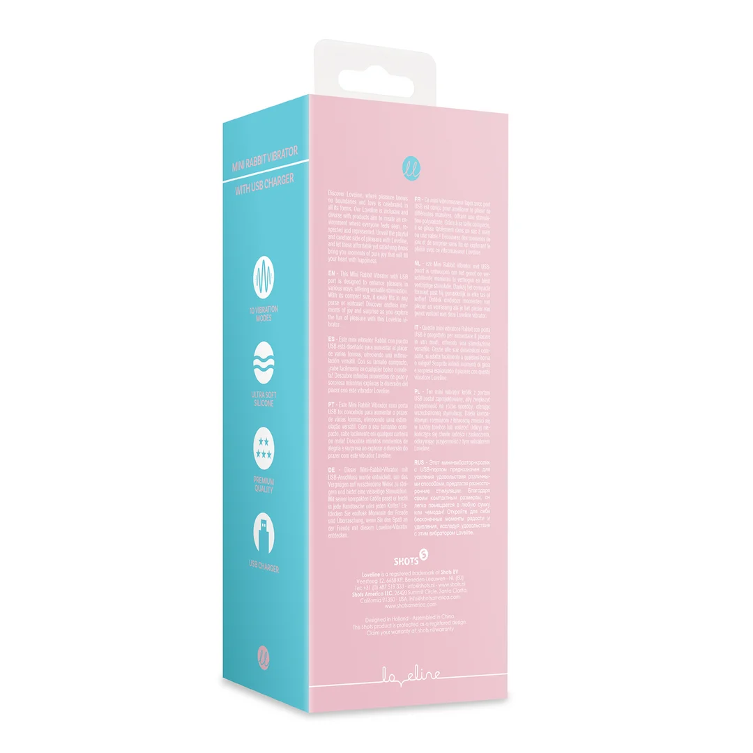 Loveline Mini Rabbit Vibrator - obrazek 2