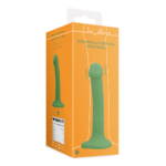 Wibrujący dildo Loveline w kolorze leśnej zieleni
