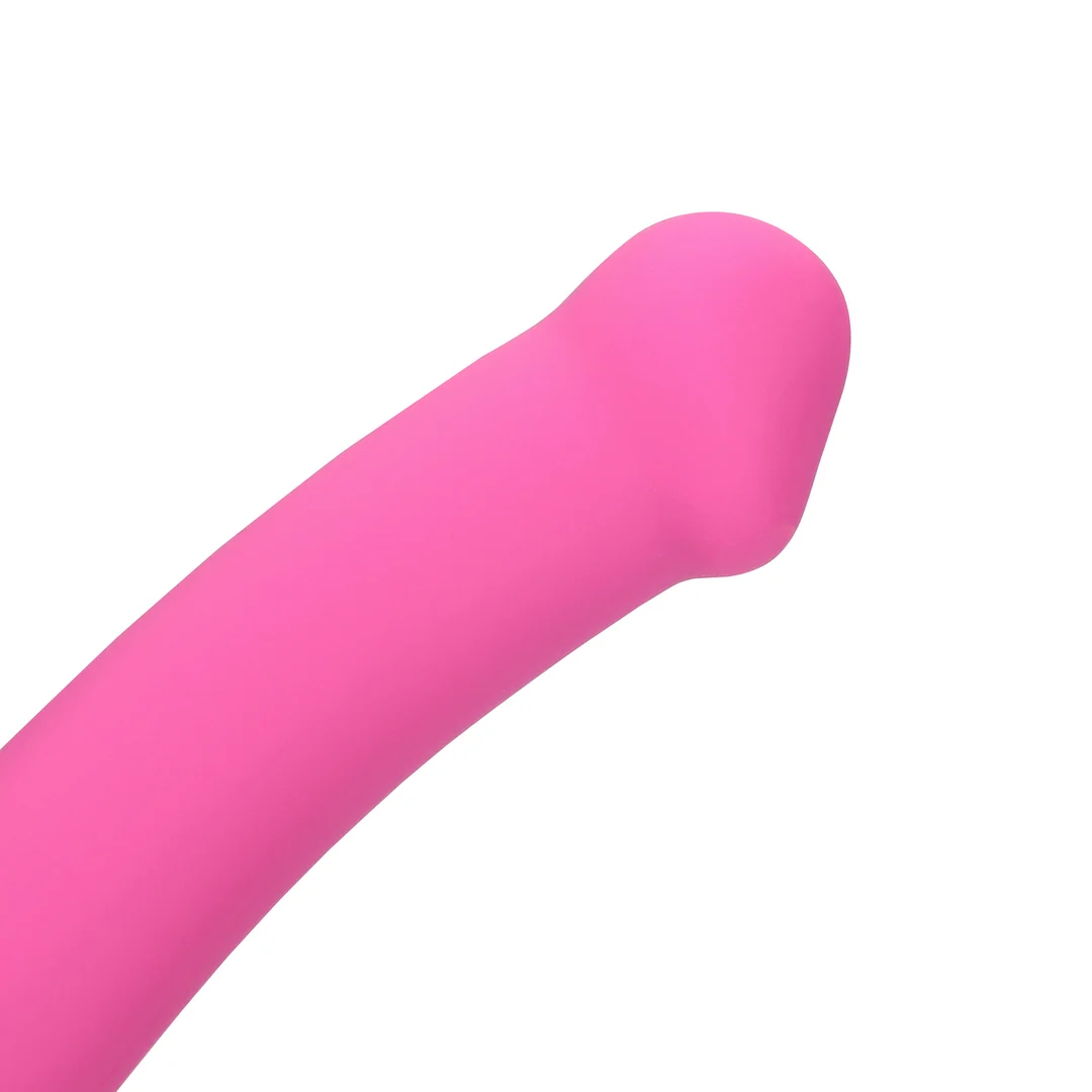 Wibrujący dildo Loveline w intensywnie różowym kolorze - obrazek 6