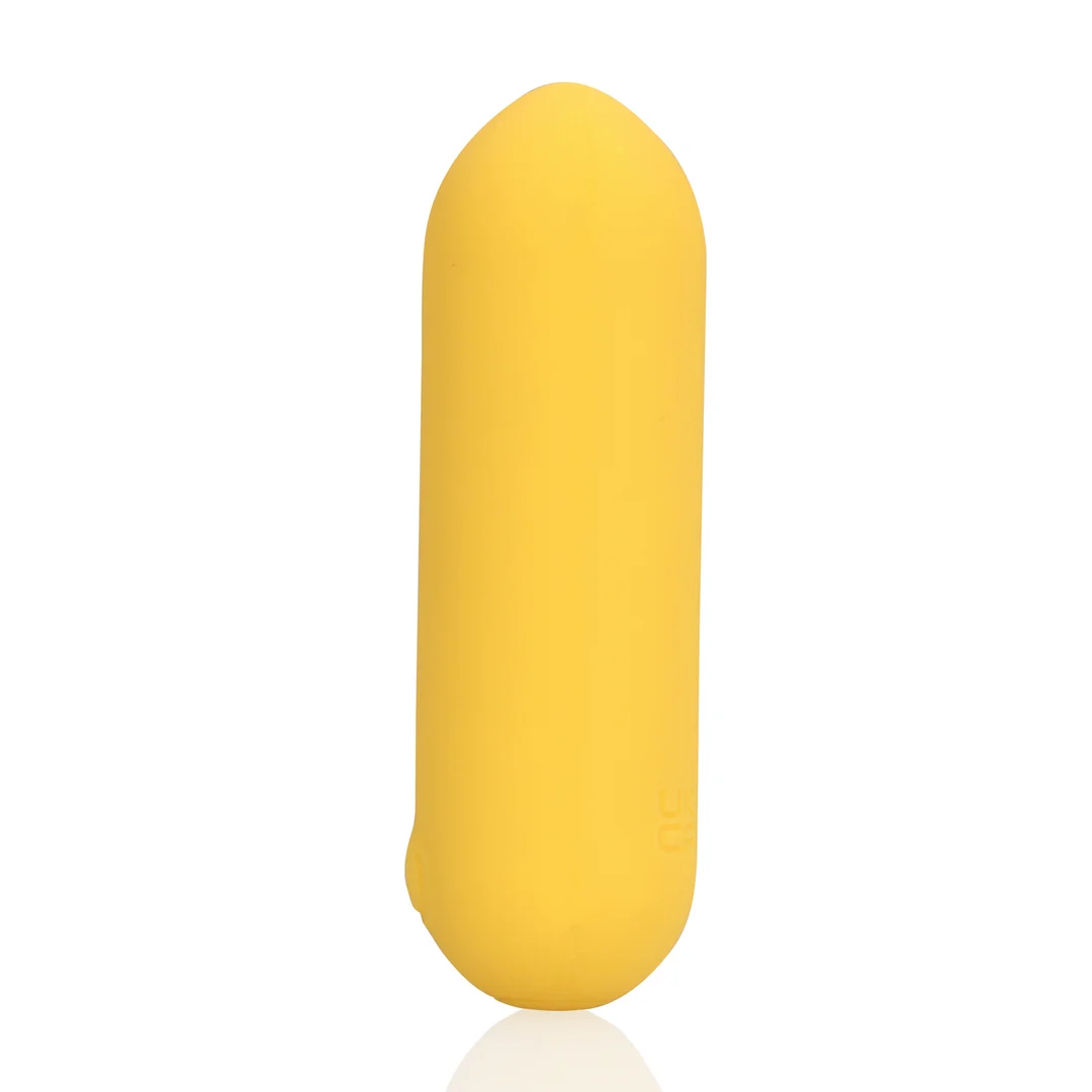 Wibrator Loveline Smooth Bullet w żółtym kolorze - obrazek 3