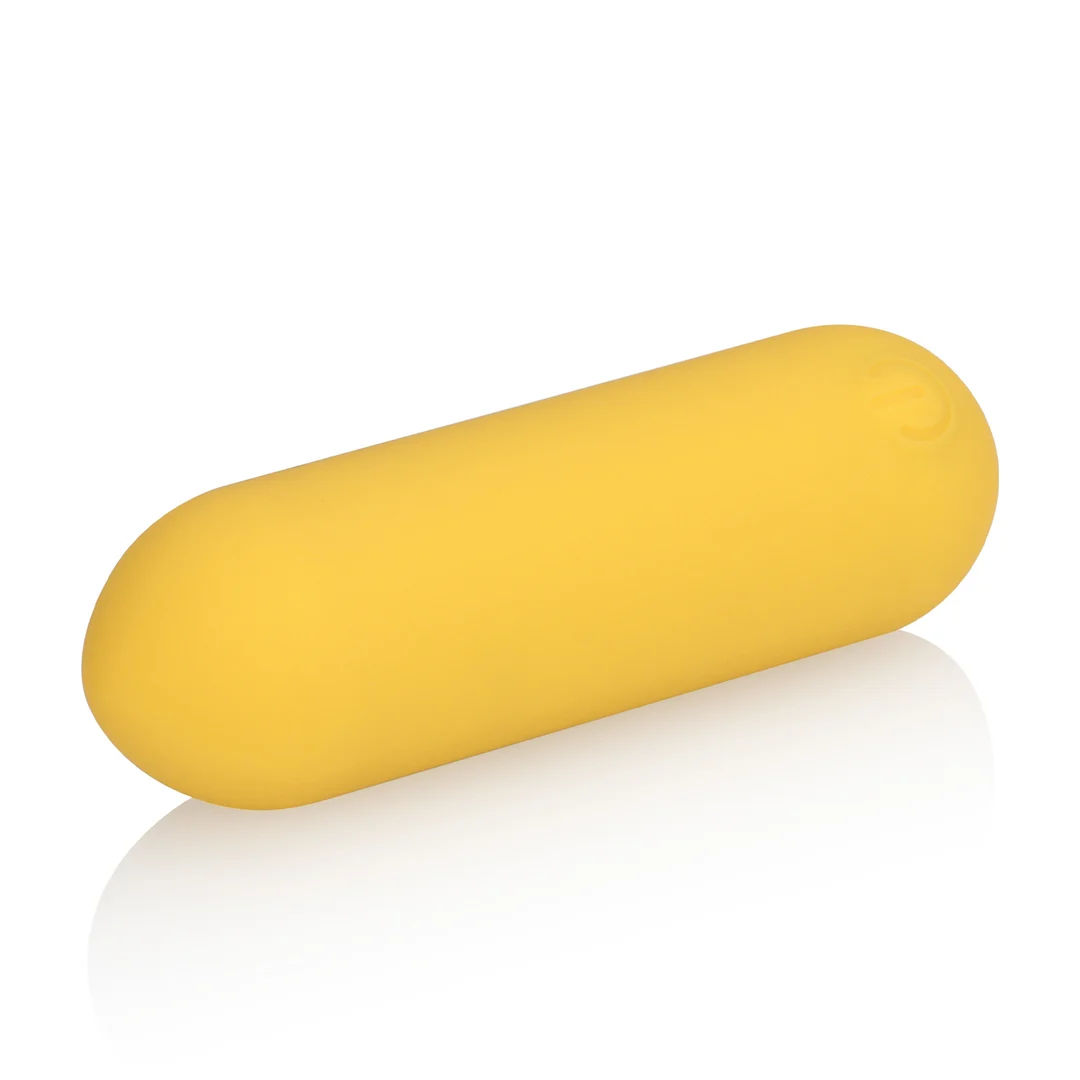 Wibrator Loveline Smooth Bullet w żółtym kolorze - obrazek 4