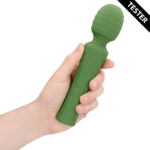Wibrator typu wand, mocny masażer z cichym uchwytem, Green Mumba (Loveline by Shots) - obrazek 6