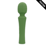 Wibrator typu wand, mocny masażer z cichym uchwytem, Green Mumba (Loveline by Shots) - obrazek 2