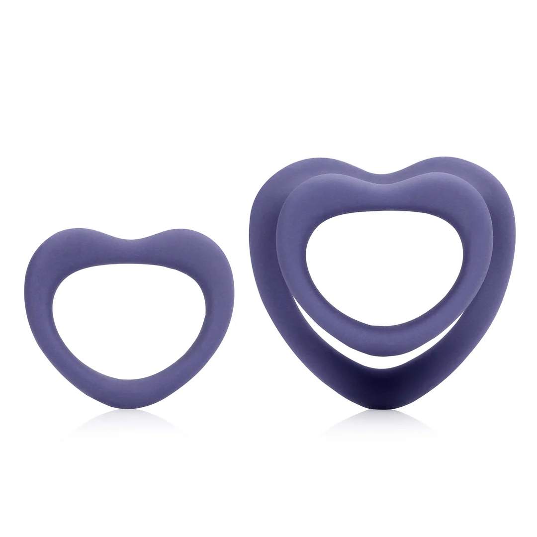Zestaw pierścieni erekcyjnych Hart Cockring Set Violet Storm - obrazek 3