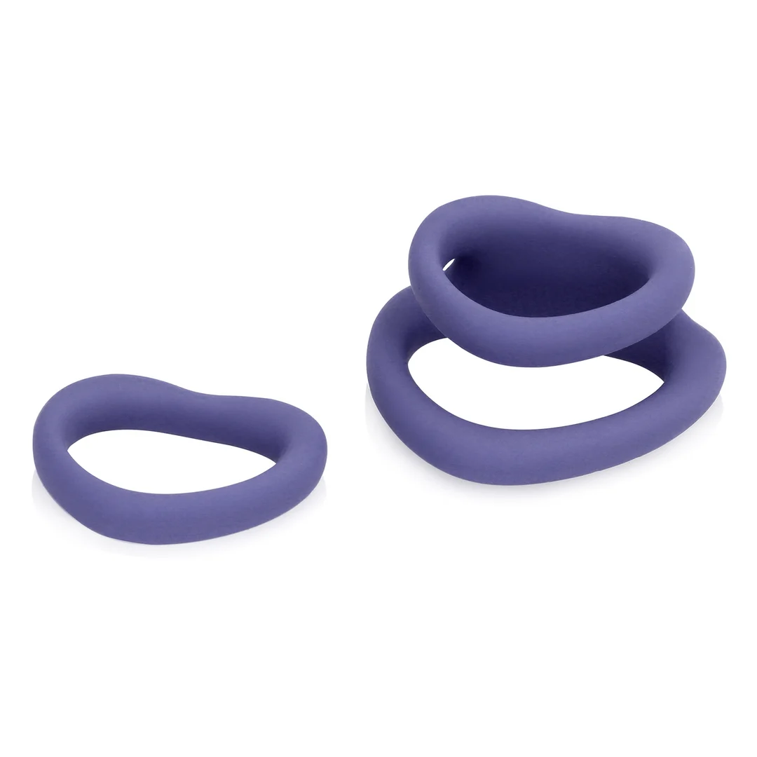 Zestaw pierścieni erekcyjnych Hart Cockring Set Violet Storm - obrazek 5