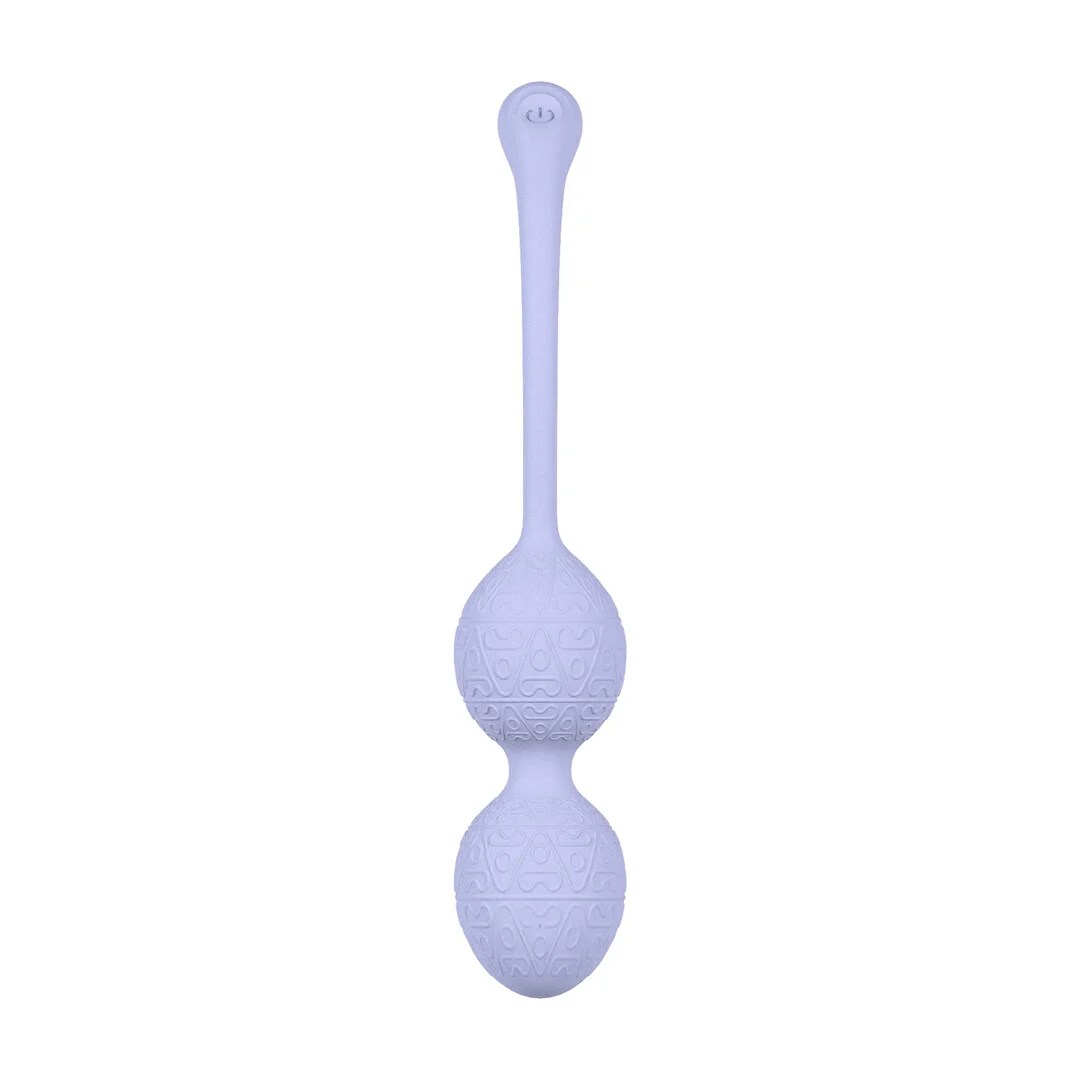 Wibrator analny z 10 trybami – wibrująca kulka Kegel z pilotem – lawendowy – tester - obrazek 7