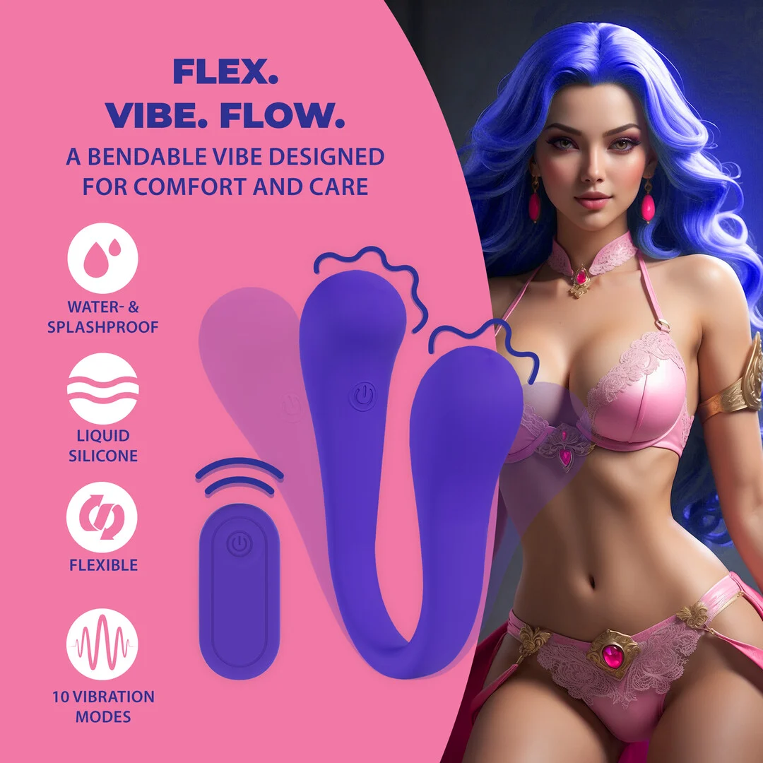 Wibrator dla dwojga z pilotem zdalnego sterowania – Tester Loveline by Shots - obrazek 8