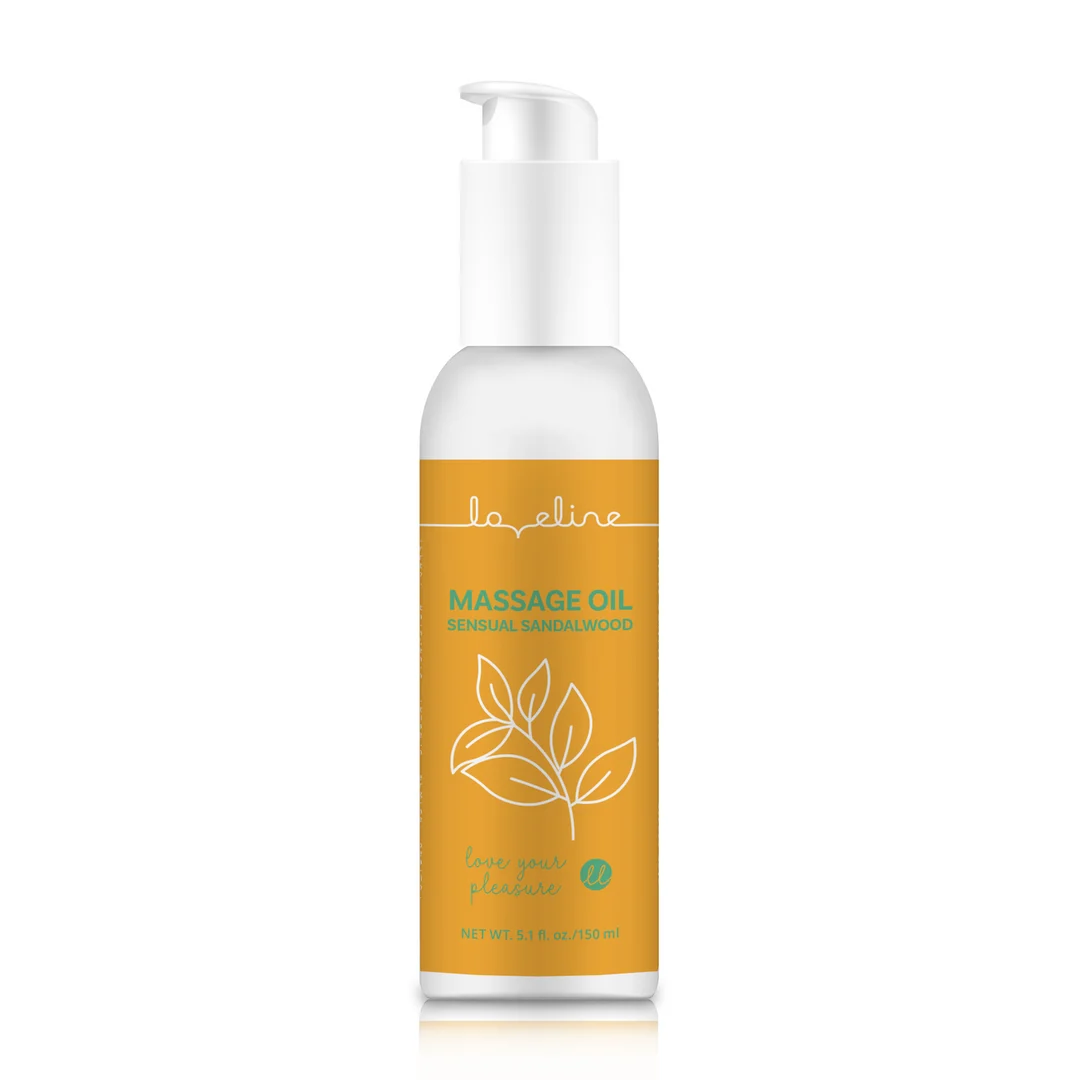 Olejek do masażu erotycznego – zmysłowy zapach drzewa sandałowego – Loveline by Shots – tester 150 ml - obrazek 5