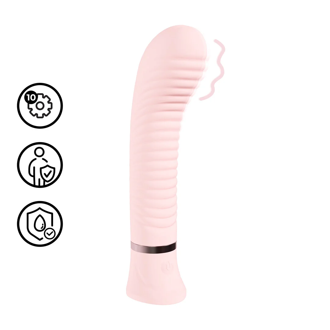 Wibrator punktu G, 10 trybów, wodoodporny, Loveline Paris Collection, różowy, Loveline by Shots - obrazek 6