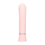 wibrator króliczek z prążkowanym stymulatorem punktu G, 10 trybów, Loveline Pink Loveline by Shots - obrazek 4