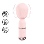 Wibrator typu wand – 10 trybów – Loveline Velour różowy (tester) Loveline by Shots - obrazek 6