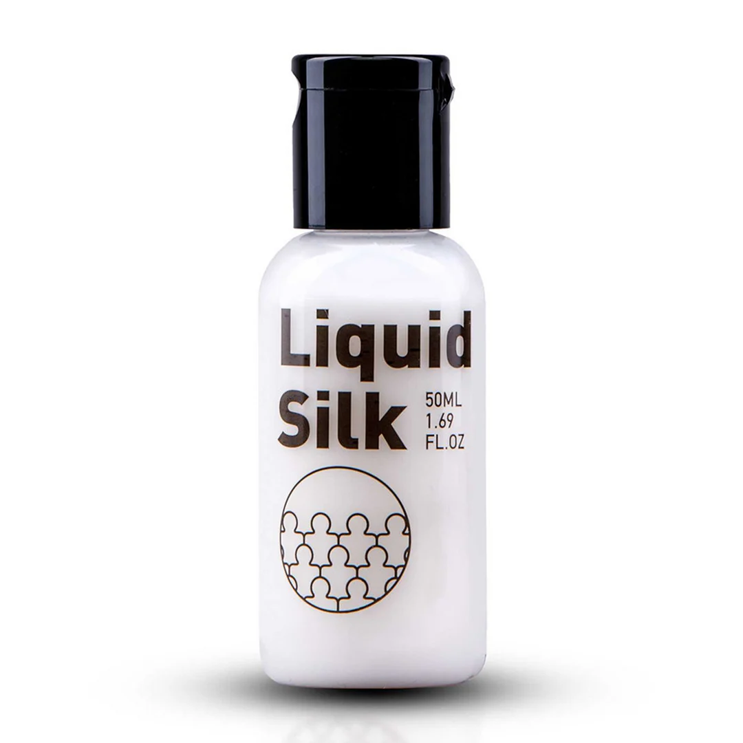 Lubrykant na bazie wody – premium lubrykant z dodatkiem silikonu – bezzapachowy i bez smaku – 250 ml – Liquid Silk - obrazek 2