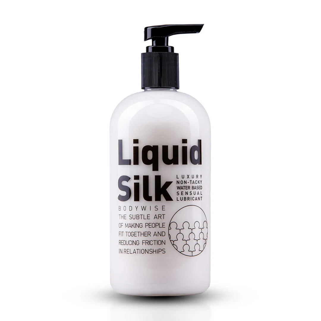 Lubrykant na bazie wody – premium lubrykant z dodatkiem silikonu – bezzapachowy i bez smaku – 250 ml – Liquid Silk - obrazek 3