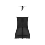 Czarna halka Magic Silk ze stringami G - obrazek 11