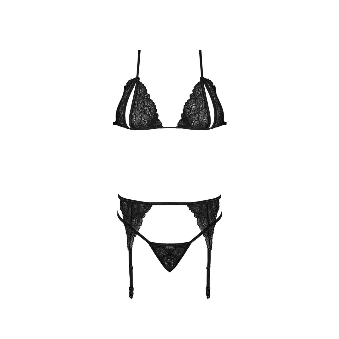 Zestaw Magic Silk Peek a Boo z pasem do pończoch - obrazek 4