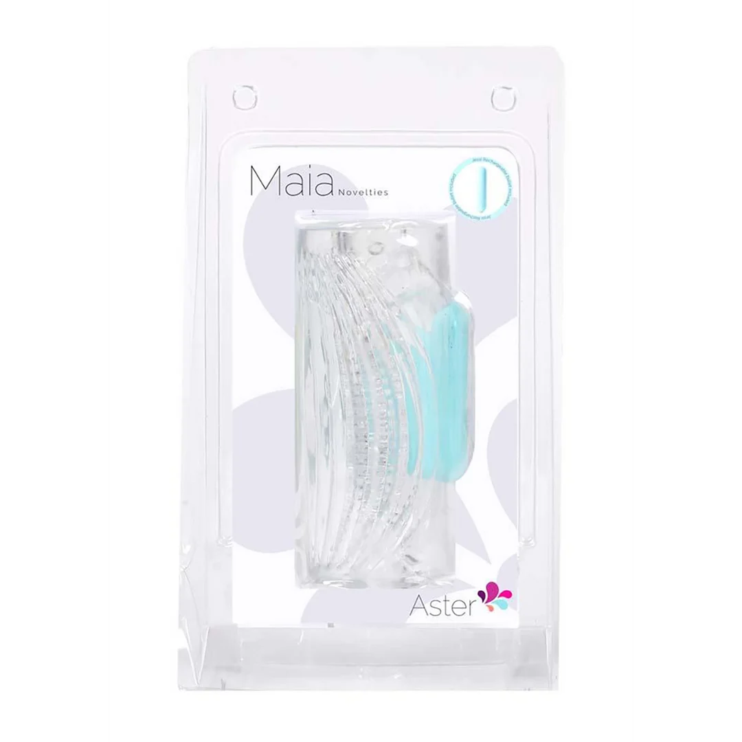 Wibrujący masturbator z 10 trybami wibracji – CLEAR - obrazek 1