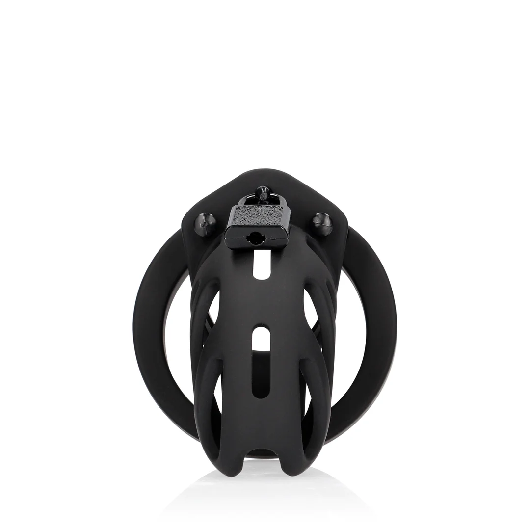 Pas cnoty ManCage Model 24, 9 cm, czarny - obrazek 2