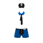 Kostium Officer do odgrywania ról i zestawów erotycznych, z wyrazistymi detalami – Male Power - obrazek 3