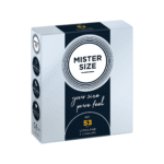 Prezerwatywy o idealnym dopasowaniu – 3 sztuki – MISTER SIZE - obrazek 2