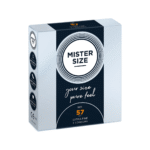 Prezerwatywy o idealnym dopasowaniu – 3 sztuki – MISTER SIZE - obrazek 2