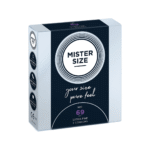 Prezerwatywy o idealnym dopasowaniu – 3 sztuki – MISTER SIZE - obrazek 2