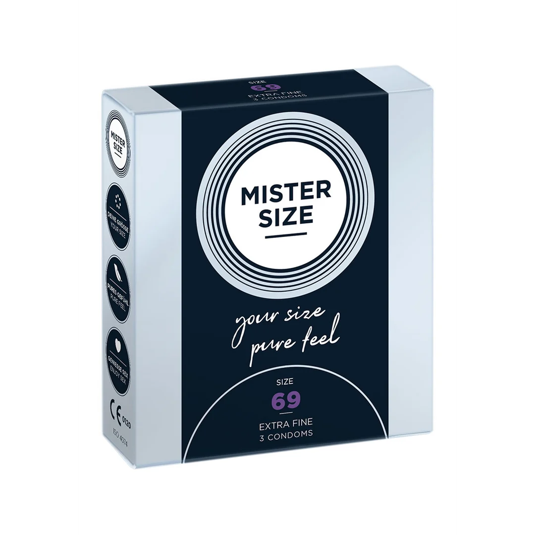 Prezerwatywy o idealnym dopasowaniu – 3 sztuki – MISTER SIZE - obrazek 2