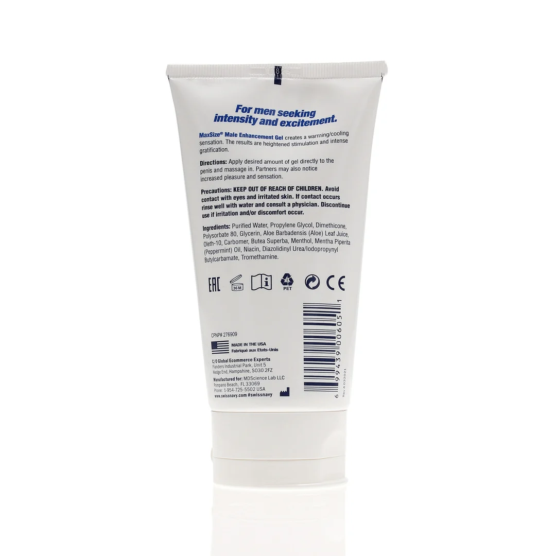 Żel pobudzający – MAX Size krem wzmacniający dla mężczyzn 150 ml - obrazek 1