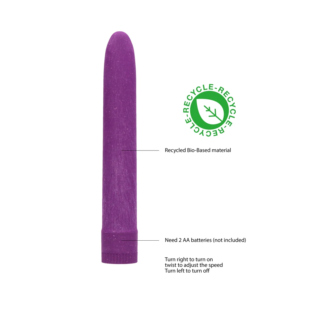 Wibrator z wieloma poziomami wibracji i biodegradowalny – Natural Pleasure Natural Pleasure by Shots - obrazek 12