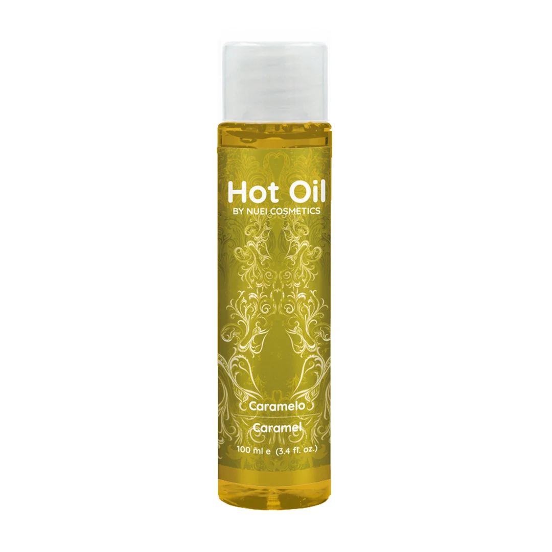 Rozgrzewający żel do masażu o smaku karmelowym – NUEI – 100 ml - obrazek 1
