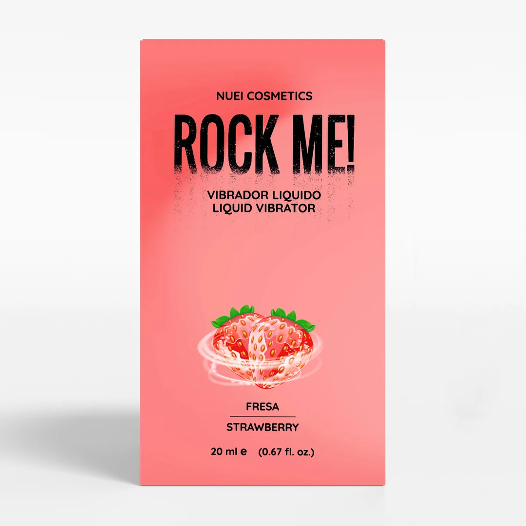 Nuei Rock Me! żel stymulujący o smaku truskawkowym, 20 ml - obrazek 1
