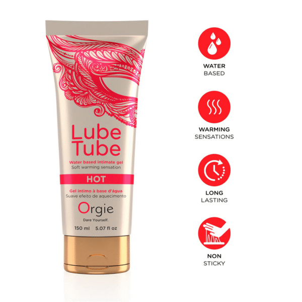 Orgie Lube Tube Hot rozgrzewający lubrykant 150 ml