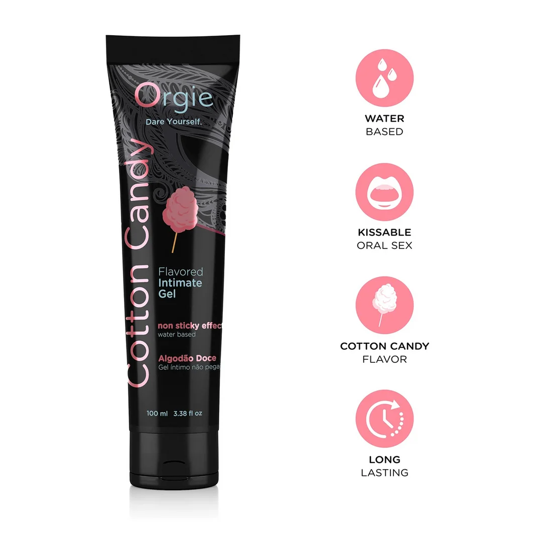Orgie Lube Tube lubrykant o smaku waty cukrowej 100 ml - obrazek 1