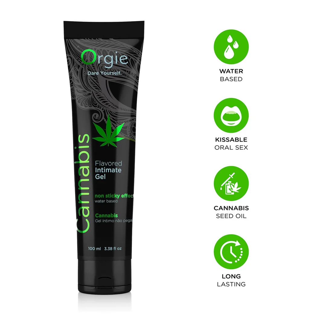 OR-51485-11 Orgie Lube Tube Cannabis, lubrykant - obrazek 1