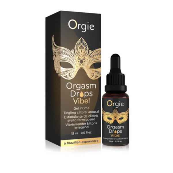Orgie Orgasm Drops Vibe! krople stymulujące, brzoskwinia, 15 ml