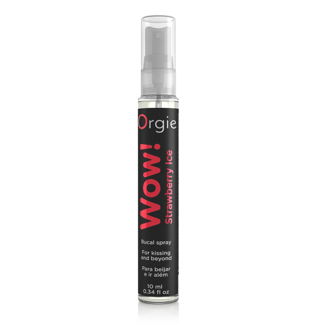 Orgie Wow! Strawberry Ice spray do ust, 10 ml - obrazek 2