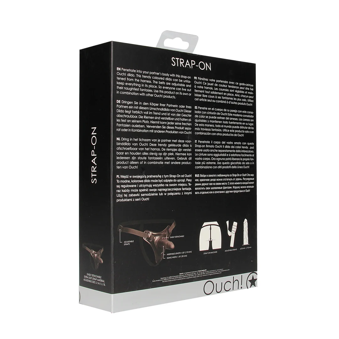 dildo z uprzężą i regulowanymi paskami – dildo z uprzężą - obrazek 2
