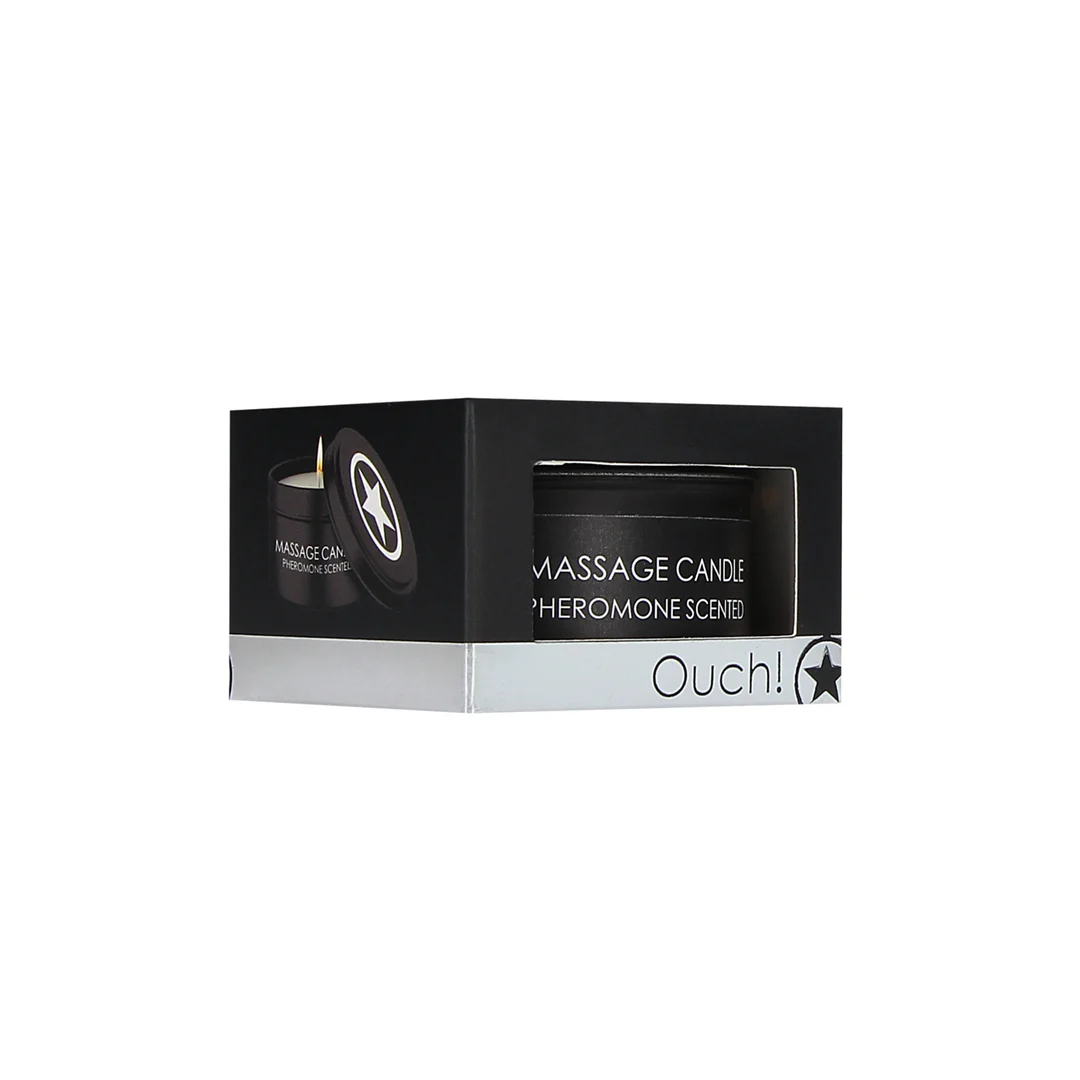 Świeca do masażu Ouch! o zapachu róży - obrazek 11