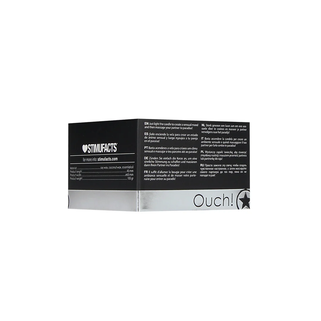 Świeca do masażu Ouch! o zapachu róży - obrazek 12