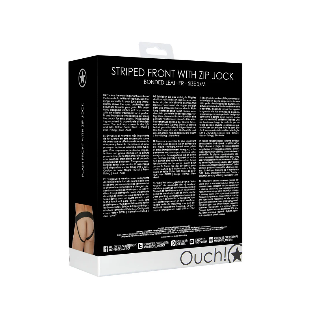 Jockstrap z zamkiem, seksowna bielizna męska – SexyPlus - obrazek 2