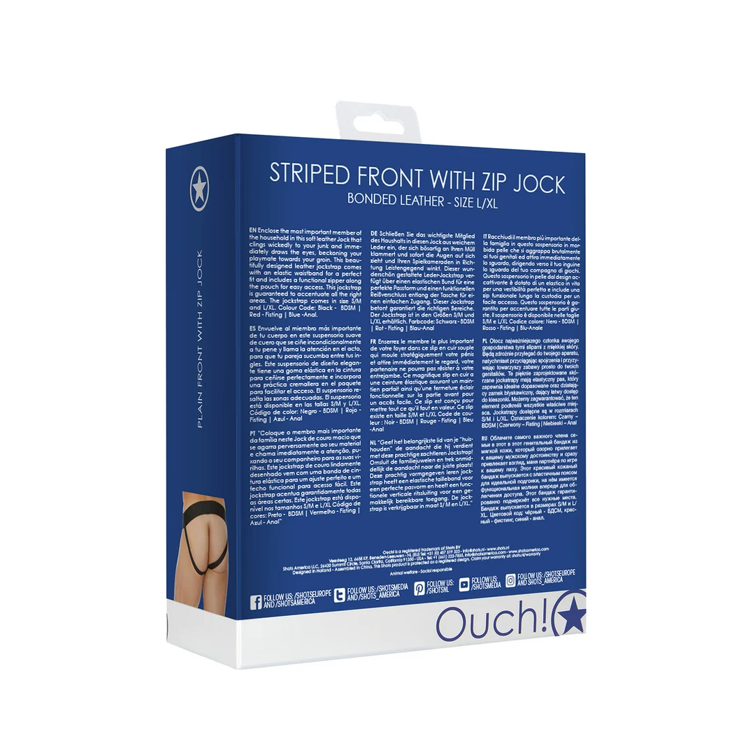 Jockstrap z zamkiem, seksowna bielizna męska – SexyPlus - obrazek 12