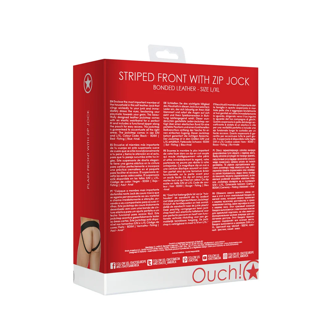 Jockstrap z zamkiem, seksowna bielizna męska – SexyPlus - obrazek 22