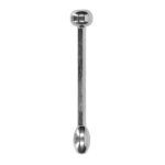 Zatyczka do penisa o wyrazistym, metalowym wyglądzie – 0.2 / 6 mm - obrazek 3
