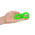 Ouch! Glow in the Dark zestaw pierścieni erekcyjnych - obrazek 5