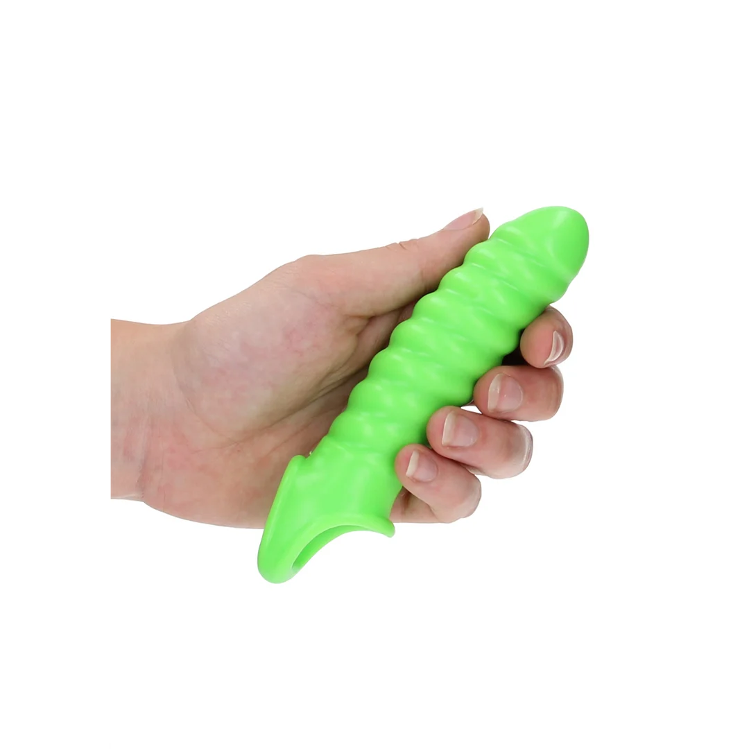 Nakładka na penisa z efektem świecenia w ciemności – Glow in the Dark - obrazek 5