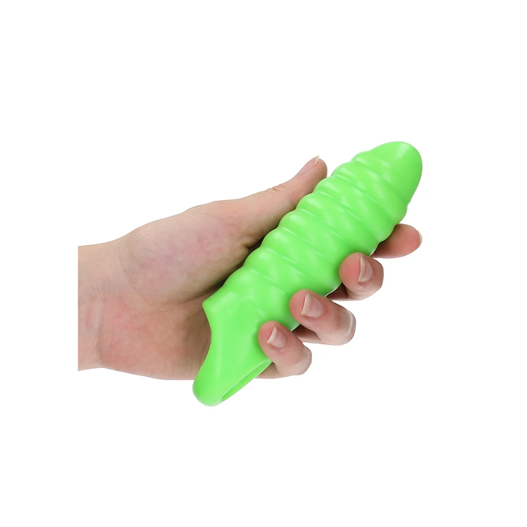 Ouch! Swirl penis sleeve Glow in the Dark - obrazek 5