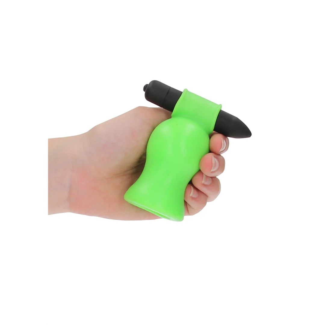 Wibrujący masturbator Ouch! Glow in the Dark - obrazek 5